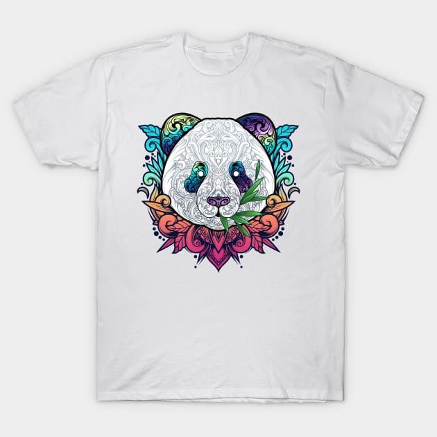 Happy Panda T-Shirt by angoes25